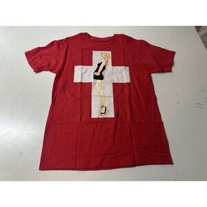 Marilyn Monroe Tee Unisex WeLoveFine Red Carpet Noir Red T-Shirt Size M - New!